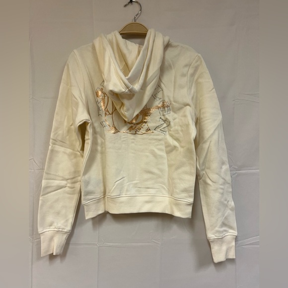 NEW TRUE RELIGION CRYSTAL TRUE RLGN LOGO HOODIE SIZE: S - Picture 8 of 10